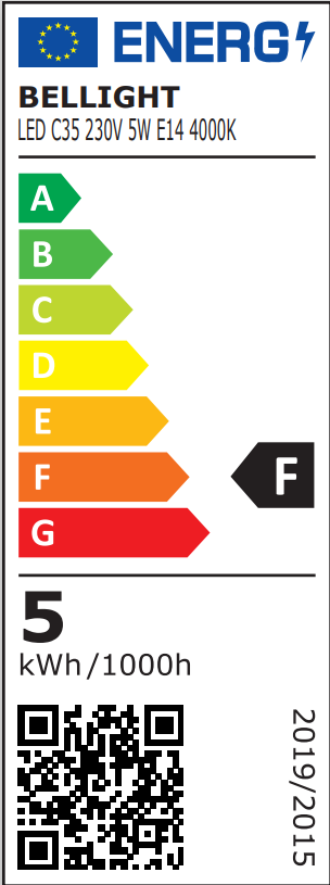 LED E14 C35 Kerzenform 5W = 40W 230V  Leuchtmittel 400lm 200° Neutralweiss 4000K