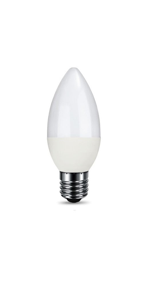 LED E27 C35 5W = 40W 230V Kerzenform 400lm 200° Kaltweiss 3700K - 4000K