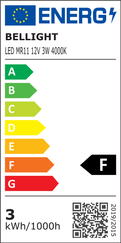 LED GU4 MR11 3W = 50W 260lm 12V Reflektor 200° Neutralweiss 4000K