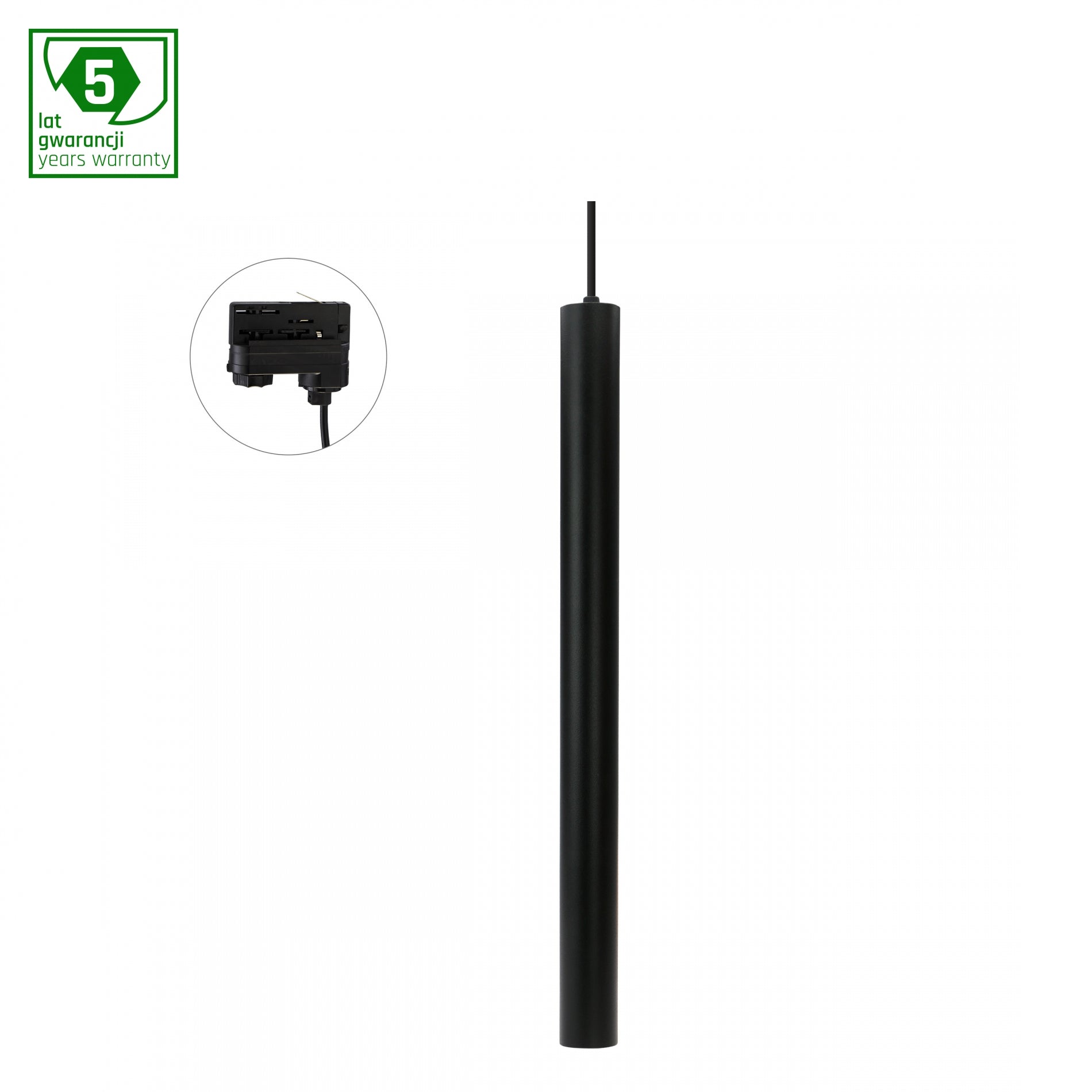 Chloe Spot Pendelleuchte LED 3-Phasen Stromschienenstrahler GU10 Schwarz