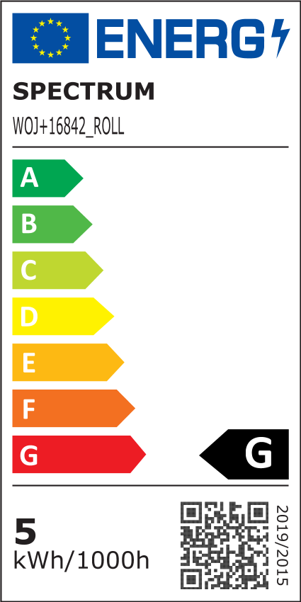 COB LED-Streifen 24V Kaltweiß – 10W/m, punktfrei, 5m Rolle, 8mm, IP20