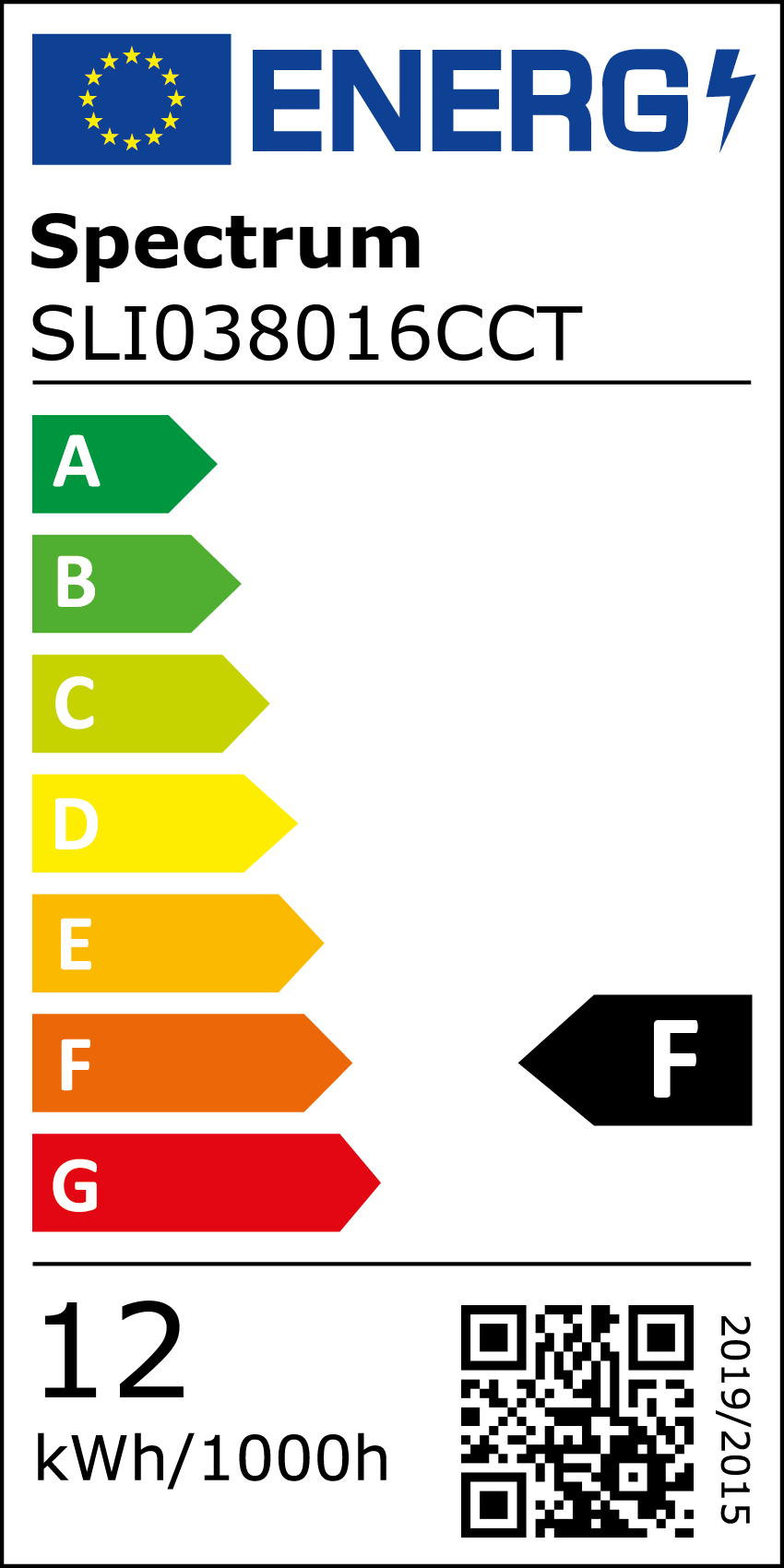 Spectrum LED Panel SMART Home Einbauleuchte 12W rund weiß 1150lm Alexa Google Warm bis Kalt 3000K-6500K DIMMBAR