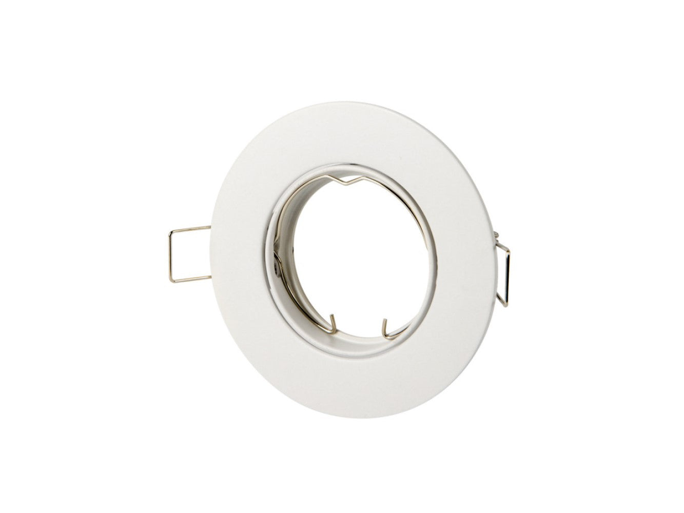 Aluminium-Einbaustrahler max. 35W Deckenleuchte schwenkbar IP20 rund weiss matt