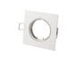 Einbaustrahler max. 35W Spot schwenkbar IP20 Downlight eckig weiss matt