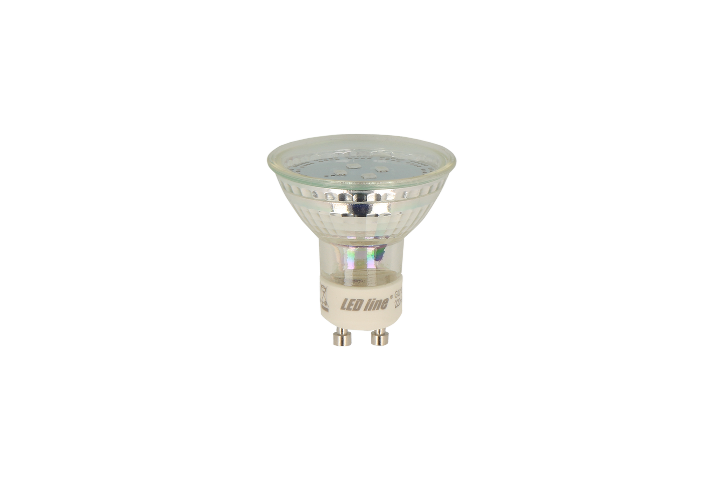 LED GU10 1W Reflektor 20lm blau 120° Glas 220-260V