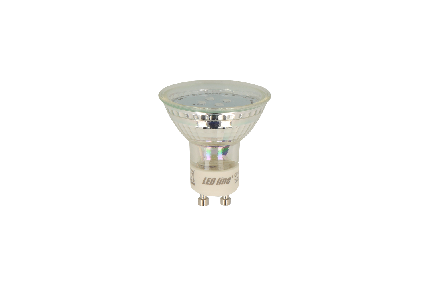 LED GU10 1W Reflektor 20lm blau 120° Glas 220-260V