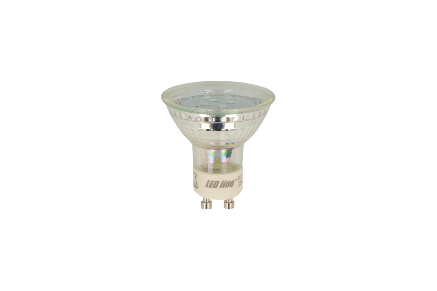 LED GU10 1W Reflektor 80lm 120° Glas 220-260V Kaltweiss 6500K