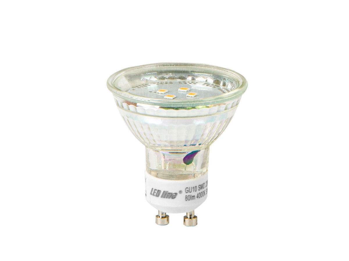 LED GU10 1W Reflektor 80lm 120° Glas 220-260V Neutralweiss 4000K