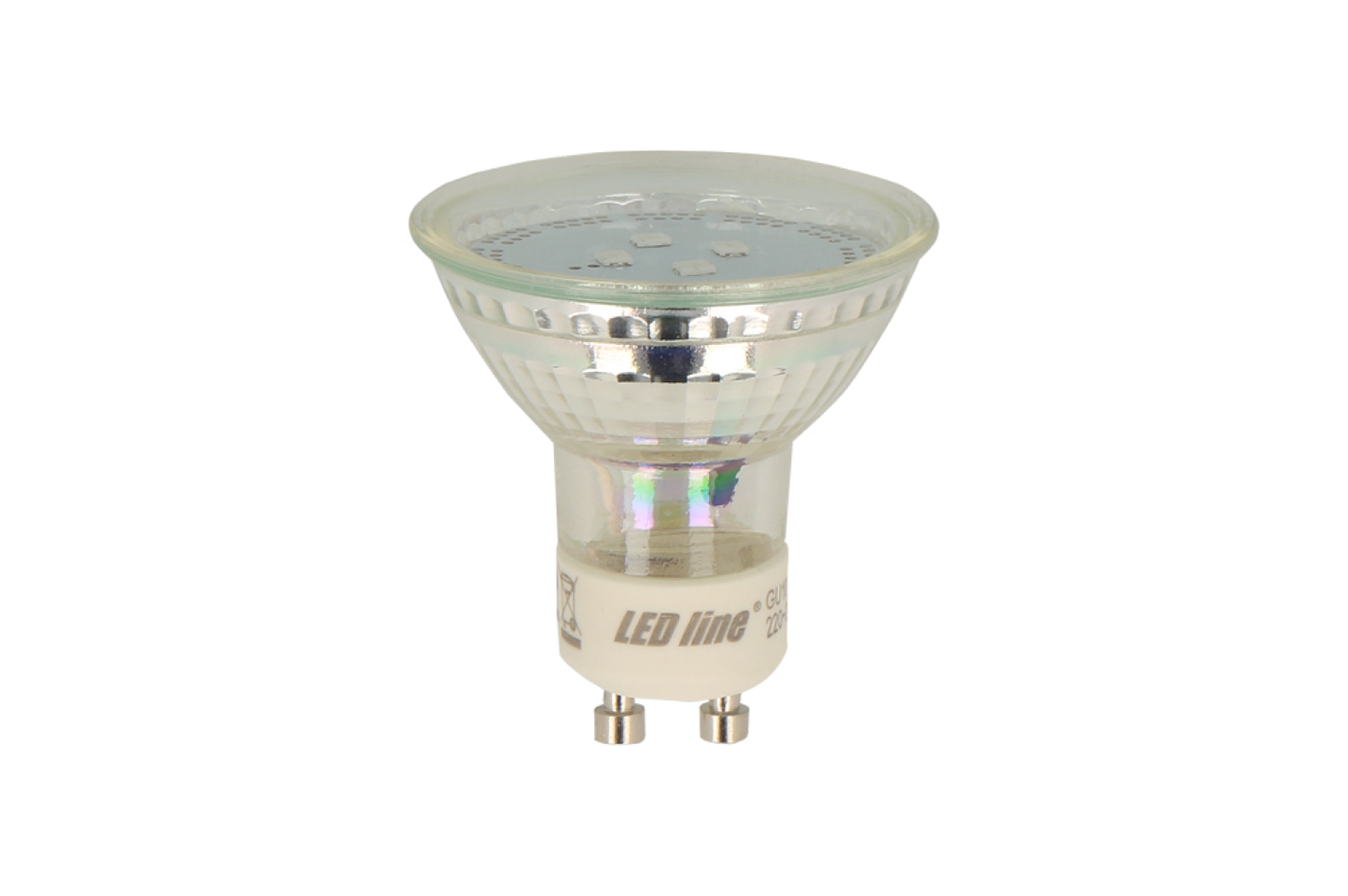 LED GU10 1W Reflektor 80lm 120° Glas 220-260V Warmweiss 2700K