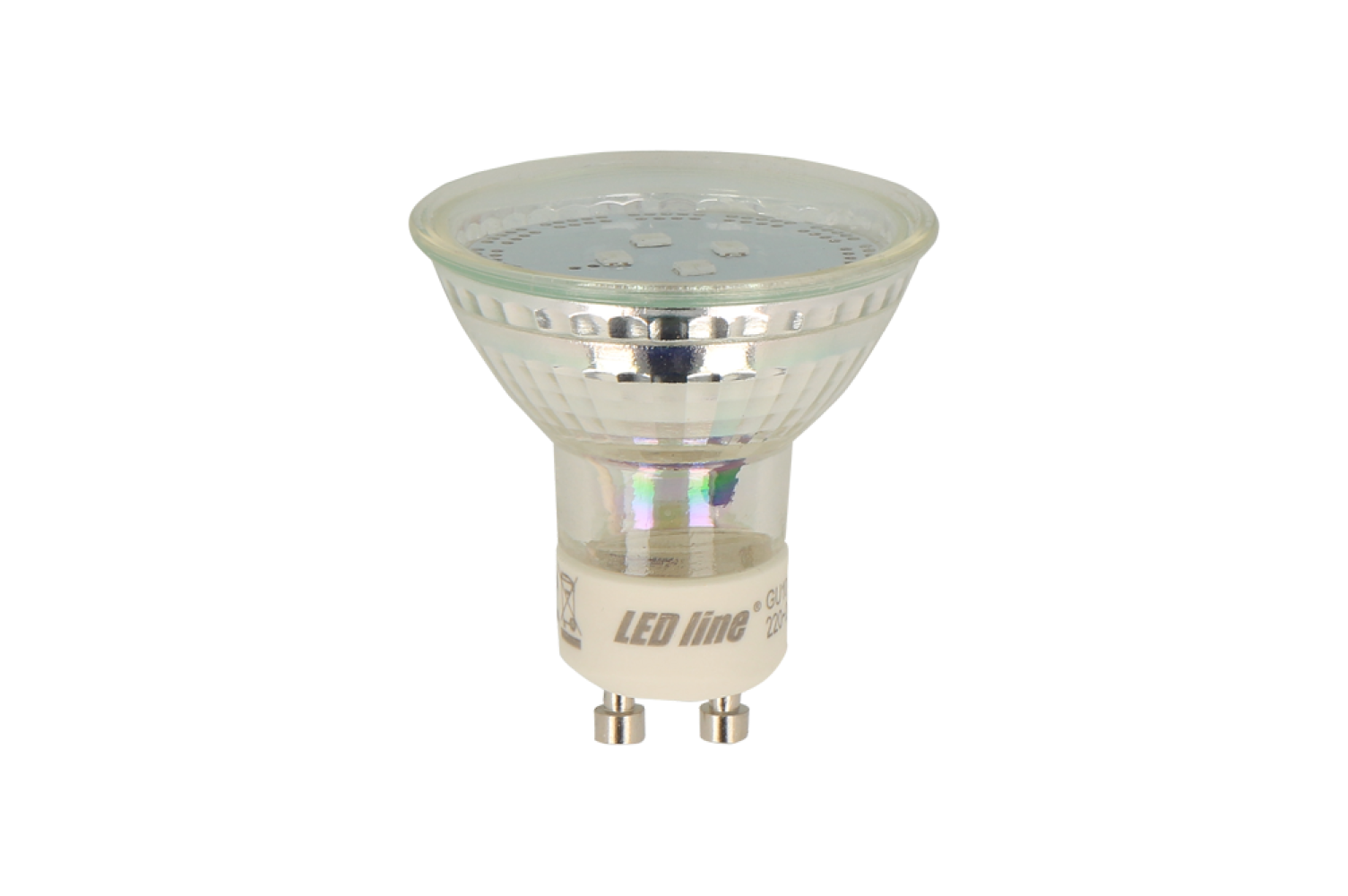 LED GU10 1W Reflektor 80lm 120° Glas 220-260V Warmweiss 2700K