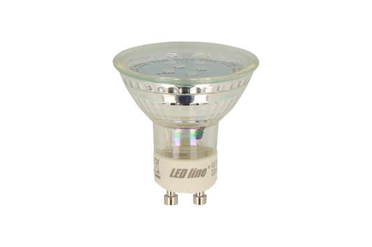 LED GU10 1W Reflektor 80lm 120° Glas 220-260V Warmweiss 2700K