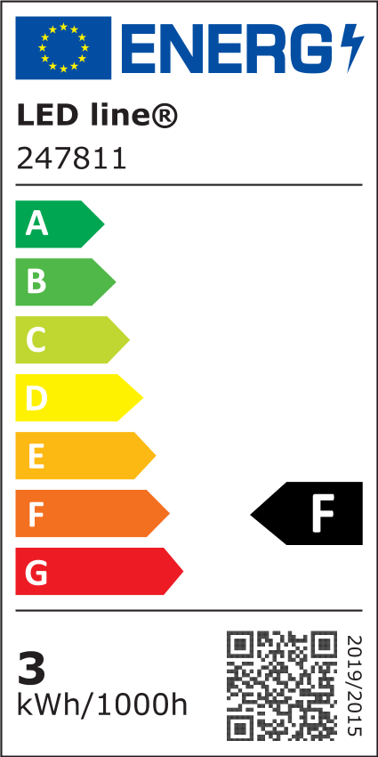 LED-line LED GU10 3W = 30W Reflektor 273lm 36° Glas 220-260V Kaltweiss 6500K