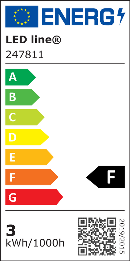 LED-line LED GU10 3W = 30W Reflektor 273lm 36° Glas 220-260V Kaltweiss 6500K