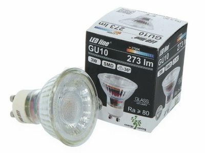 LED-line LED GU10 3W = 30W Reflektor 273lm 36° Glas 220-260V Warmweiss 2700K