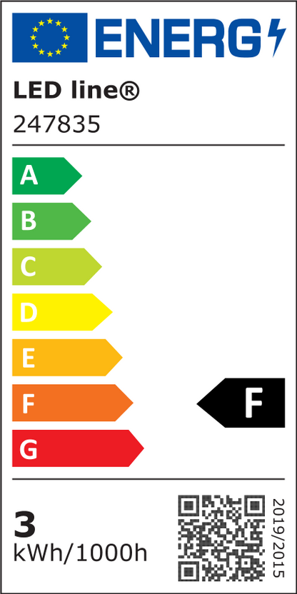 LED-line LED GU10 3W = 30W Reflektor 273lm 36° Glas 220-260V Warmweiss 2700K