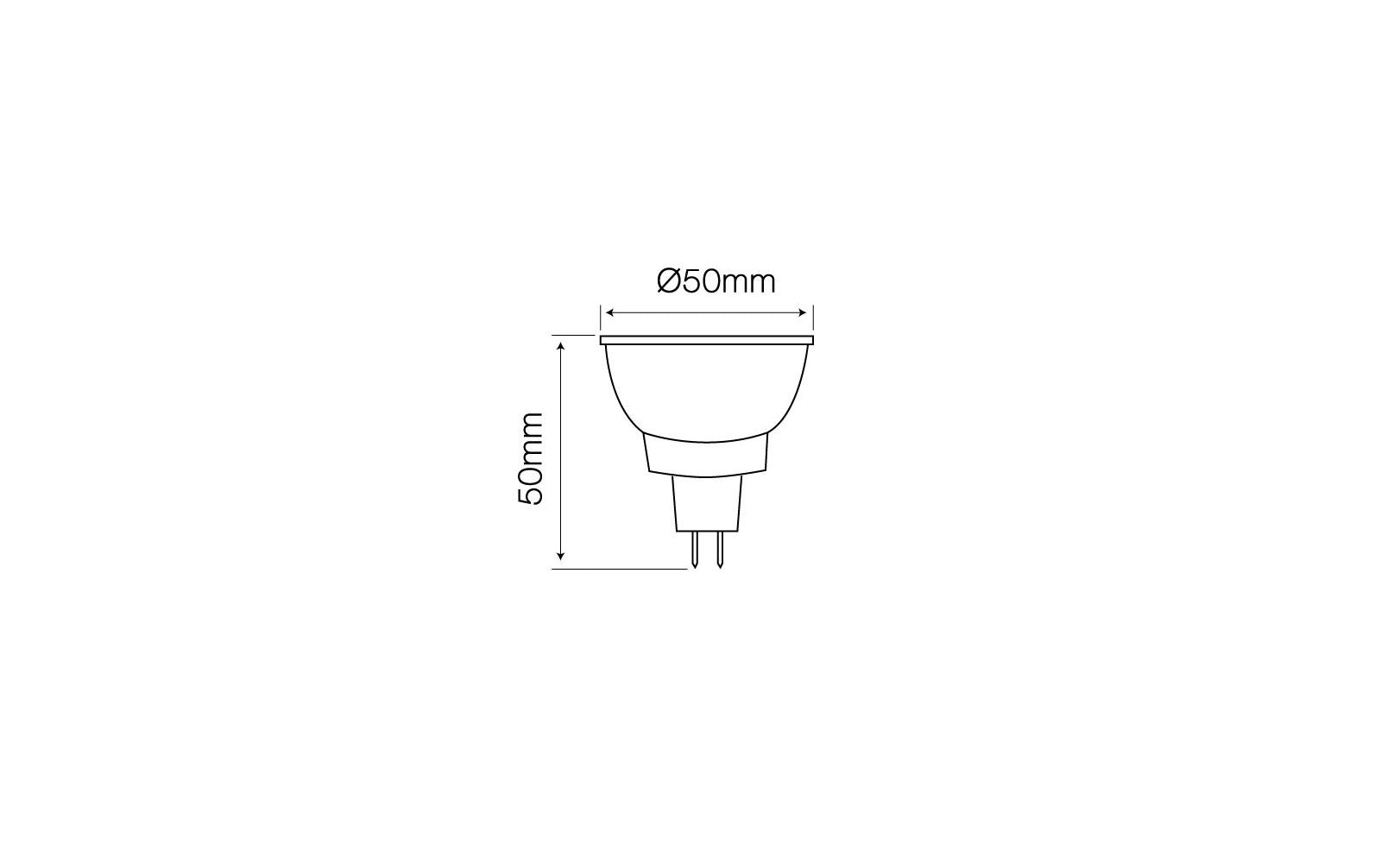 LED GU5,3 MR16 3W 36° Reflektor 273lm Abstrahlwinkel 10-14V Neutralweiss 4000K