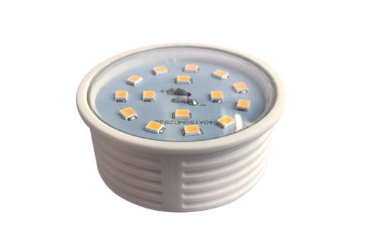LED Modul flach 5W Einbaustrahler 50mm Spot 400lm 230V Keramik rund weiss Warmweiss 2700K