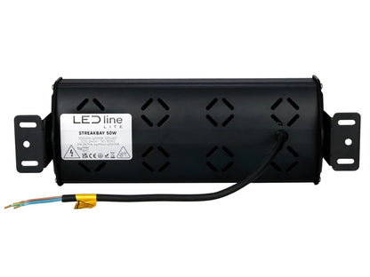 LITE HIGH-BAY STREAKBAY 50W Hallenleuchte 5000lm schwarz 120° 220-240V IP65 Industrieleuchte IK08 Neutralweiß 4000K