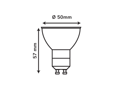 LED GU10 7W Reflektor 600lm 120° 220-240V Warmweiss 3000K
