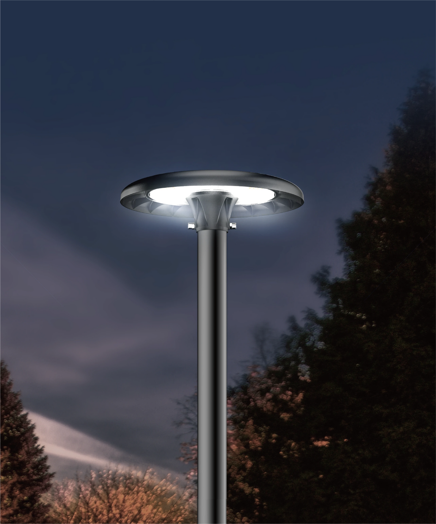 LED LITE PARKLITE Parkleuchte 50-100W 6000-12000lm Straßenleuchte 100° IP65 grau IK08 Industrieleuchte 220-240V CCT 3000-6000K