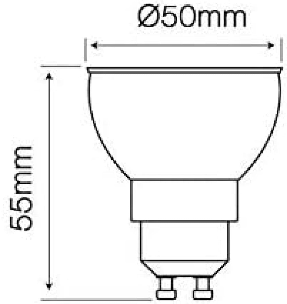 LED-line Premium LED GU10 10W = 100W Reflektor 1250lm 120° Keramik 170-250V Kaltweiss 6500K DIMMBAR