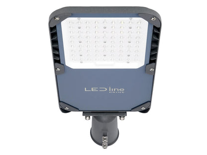 LED PRIME CAMINO Straßenleuchte 100W 14000lm IP66 grau IK08 Industrieleuchte 220-277V CCT 3000-5700K