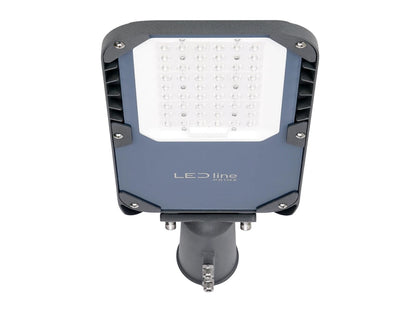LED PRIME CAMINO Straßenleuchte 50W 7000lm IP66 grau IK08 Industrieleuchte 220-277V CCT 3000-5700K