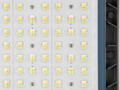 LED PRIME CAMINO Straßenleuchte 50W 7000lm IP66 grau IK08 Industrieleuchte 220-277V CCT 3000-5700K