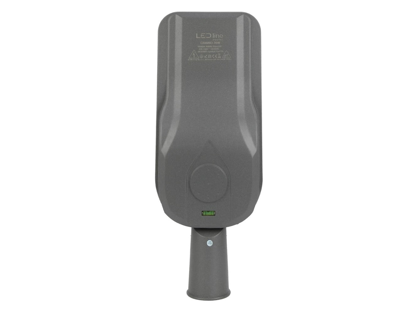 LED PRIME CAMINO Straßenleuchte 70W 9800lm IP66 grau IK08 Industrieleuchte 220-240V Neutralweiß 4000K
