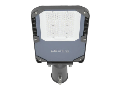 LED PRIME CAMINO Straßenleuchte 70W 9800lm IP66 grau IK08 Industrieleuchte 220-240V Neutralweiß 4000K