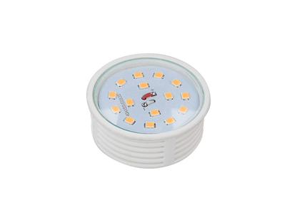 LED Modul flach 5W Einbaustrahler 50mm Spot 400lm 230V Keramik rund weiss Warmweiss 2700K DIMMBAR