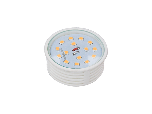 LED Modul flach 5W Einbaustrahler 50mm Spot 400lm 230V Keramik rund weiss Warmweiss 2700K DIMMBAR