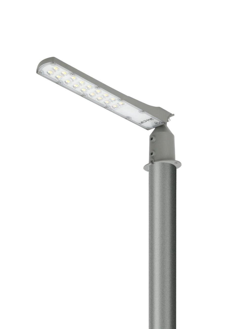 LED PRIME Lichtmast höhenverstellbar 2m 3m 4m für Parkleuchte Straßenleuchte Industrieleuchte grau