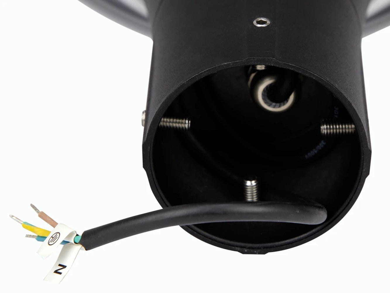 LED PRIME NOLINA Parkleuchte 30W 4500lm Straßenleuchte 100° IP66 schwarz IK08 Industrieleuchte 220-240V Neutralweiß 4000K