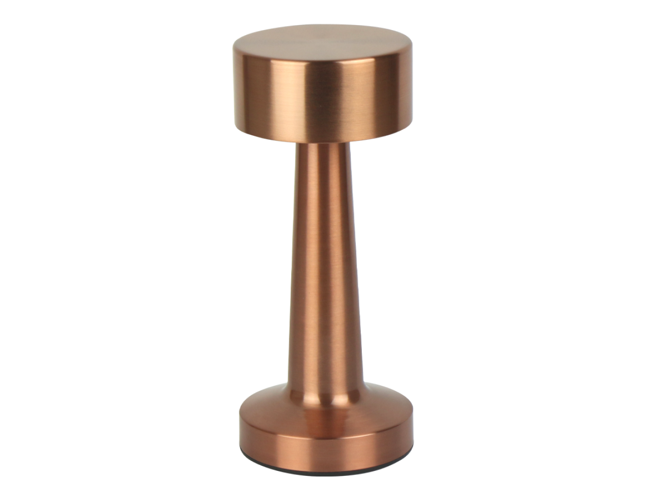 RIWIA Tischleuchte 1W ros-gold 120lm mit Touchdimmer IP20 3,7V 120° 3000-5000K CCT