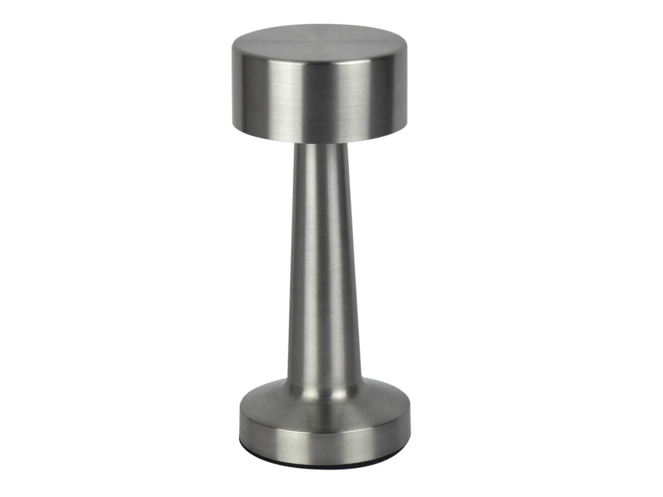 RIWIA Tischleuchte 1W silber 120lm mit Touchdimmer IP20 3,7V 120° 3000-5000K CCT