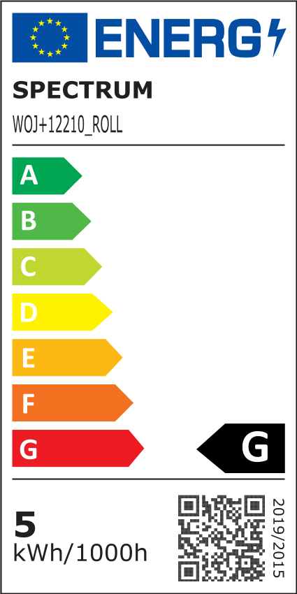 LED-Streifen 12V Kaltweiß – 9,6W/m, 120 LED/m, 5m Rolle, IP20