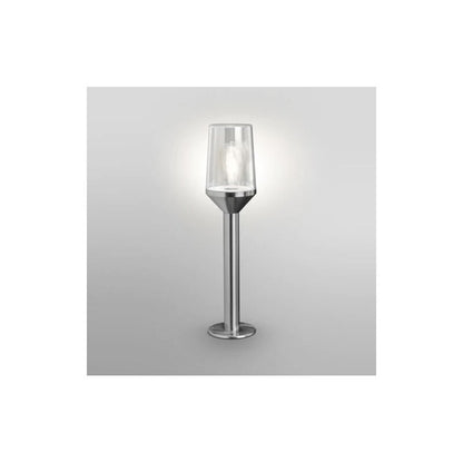 Aussenleuchte Endura Classic Calice 50cm Edelstahl IP44 Silber E27 Sockelleuchte