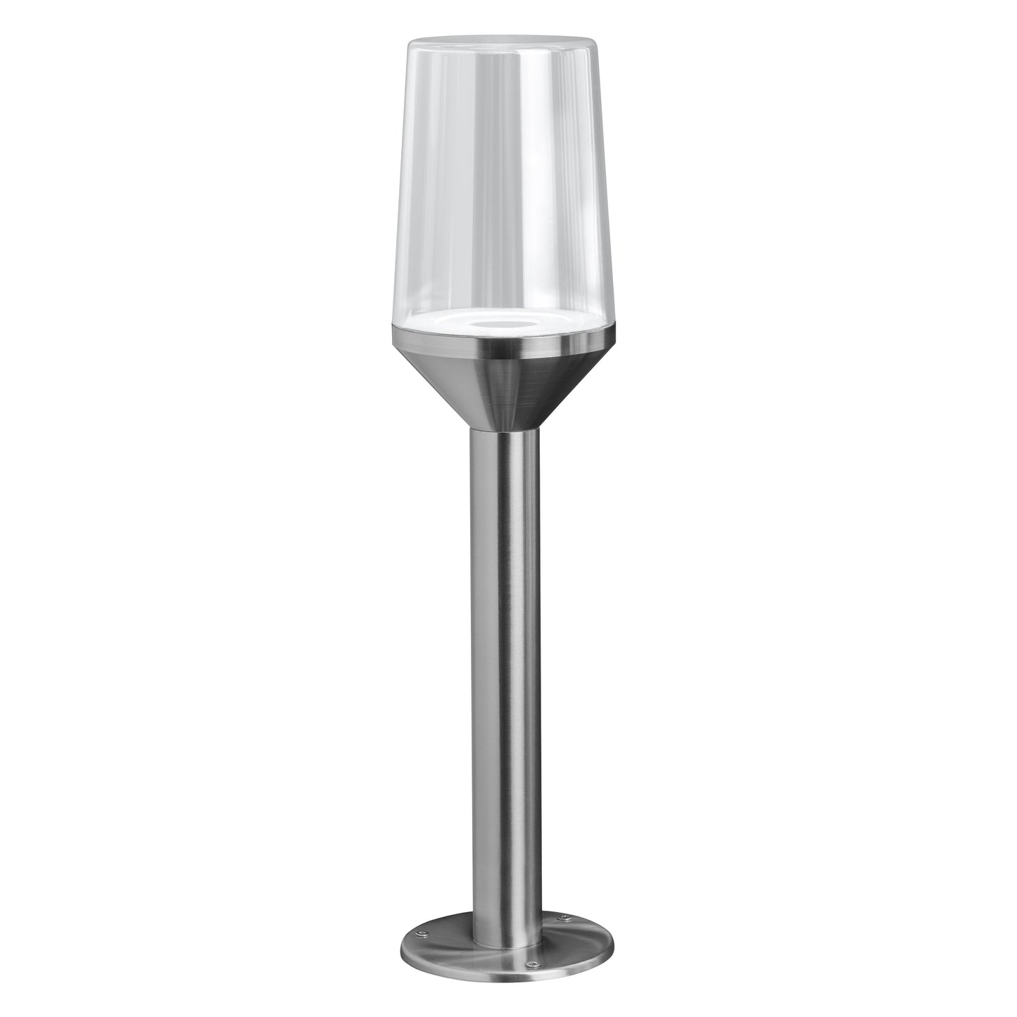 Aussenleuchte Endura Classic Calice 50cm Edelstahl IP44 Silber E27 Sockelleuchte