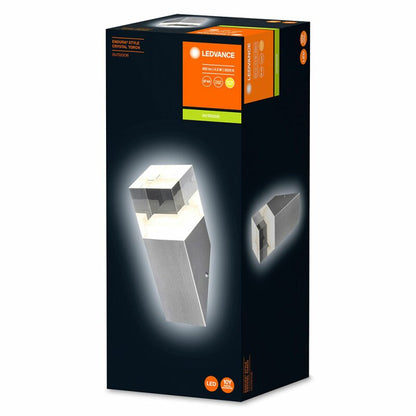 LED Außenleuchte Endura Style Crytsal Torch IP44 Edelstahl 4,5W Wandleuchte 400lm Warmweiß 3000K