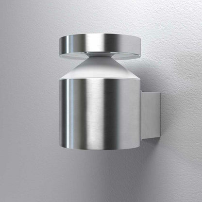 LED Außenwandleuchte Endura Style Cylinder Wall IP44 Edelstahl 6W 360lm Warmweiß 3000K