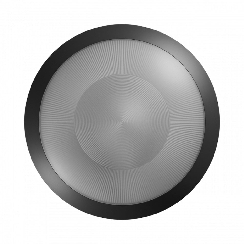 Nymphea Omni Black – Profi Wand- &amp; Deckenleuchte, E27, IP65, IK08 schlagfest, Schwarz Rund Ø 300mm