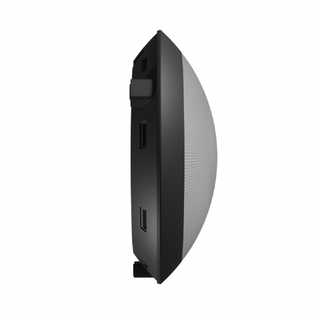Nymphea Omni Black – Profi Wand- &amp; Deckenleuchte, E27, IP65, IK08 schlagfest, Schwarz Rund Ø 300mm