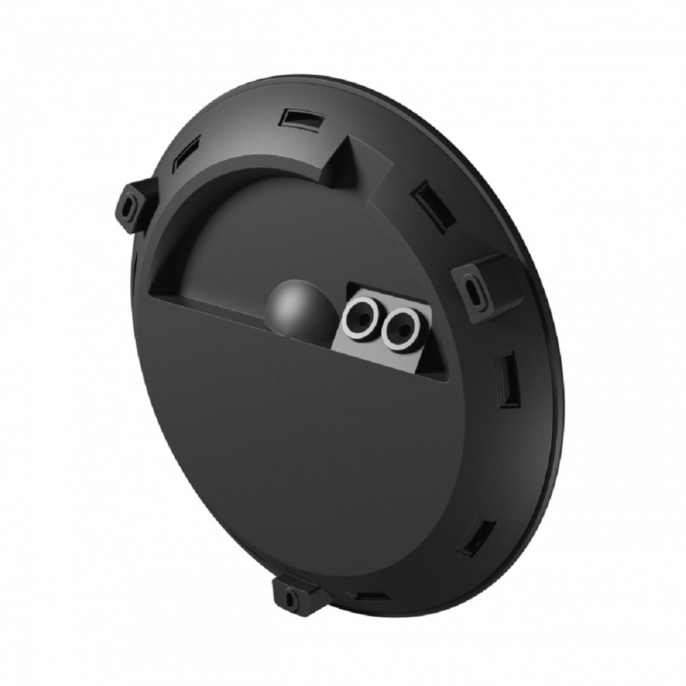 Nymphea Omni Black – Profi Wand- &amp; Deckenleuchte, E27, IP65, IK08 schlagfest, Schwarz Rund Ø 300mm