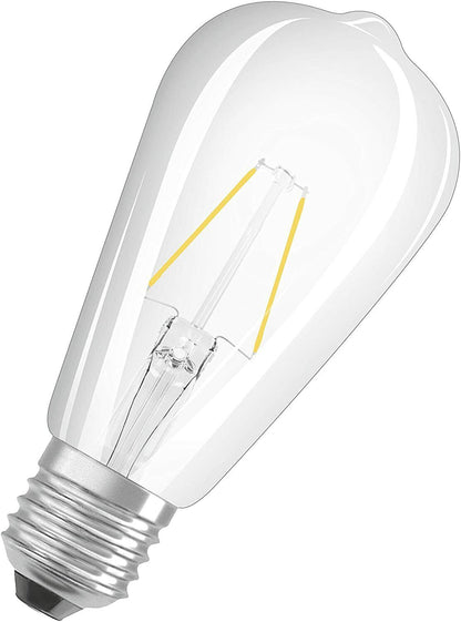 LED E27 ST64 Filament Klar 2.5W = 25W 250lm Leuchtmittel Warmweiss 2700K