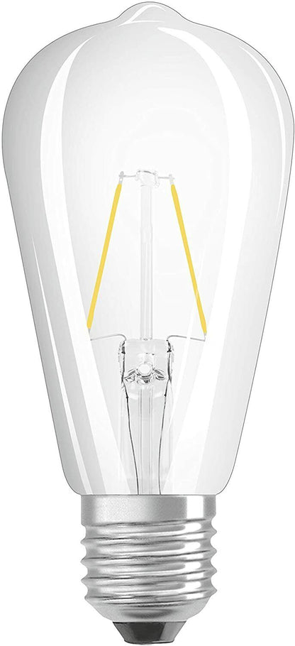 LED E27 ST64 Filament Klar 2.5W = 25W 250lm Leuchtmittel Warmweiss 2700K