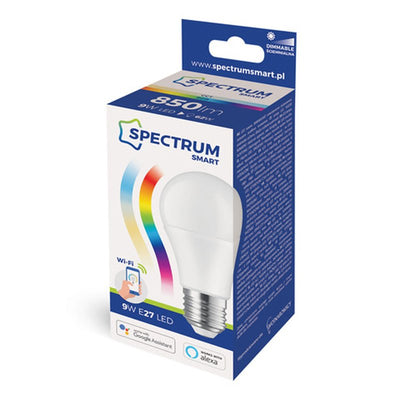 Spectrum LED E27 A60 Smart Home 9W = 62W bunt 850lm 2700K-6500K Alexa Google Tuya DIMMBAR
