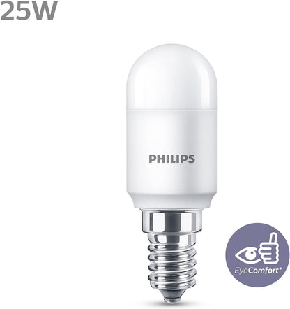 Philips LED CorePro E14 T25 Röhrenform 3,2W = 25W Kühlschranklampe 250lm Warmweiss 2700K