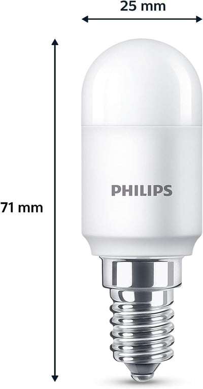 Philips LED CorePro E14 T25 Röhrenform 3,2W = 25W Kühlschranklampe 250lm Warmweiss 2700K