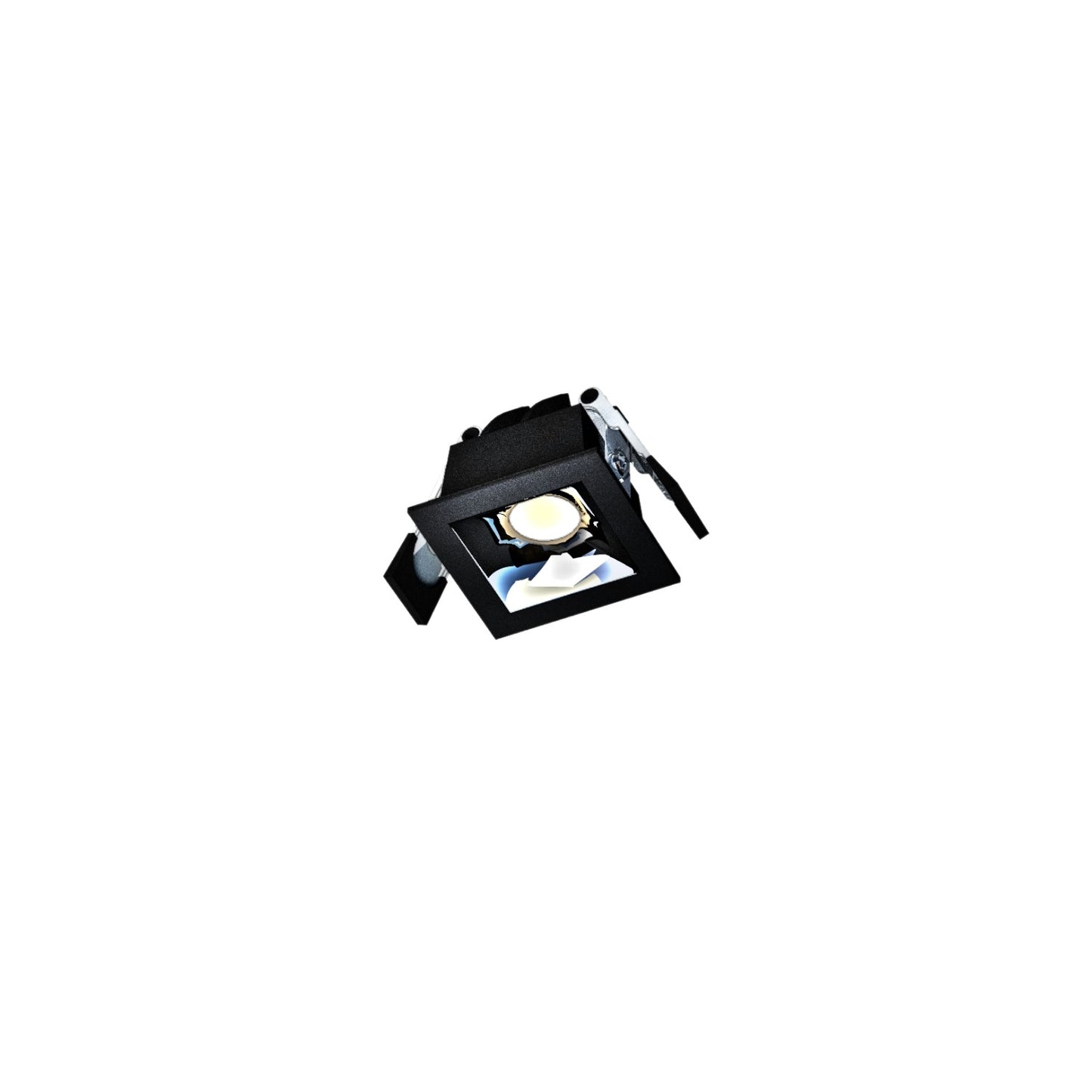 Grid Square S LED Downlight 4W IP20 45x45mm Black 3000K